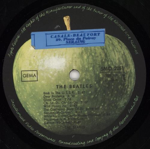 The Beatles The Beatles [White Album] - 1st German 2-LP vinyl